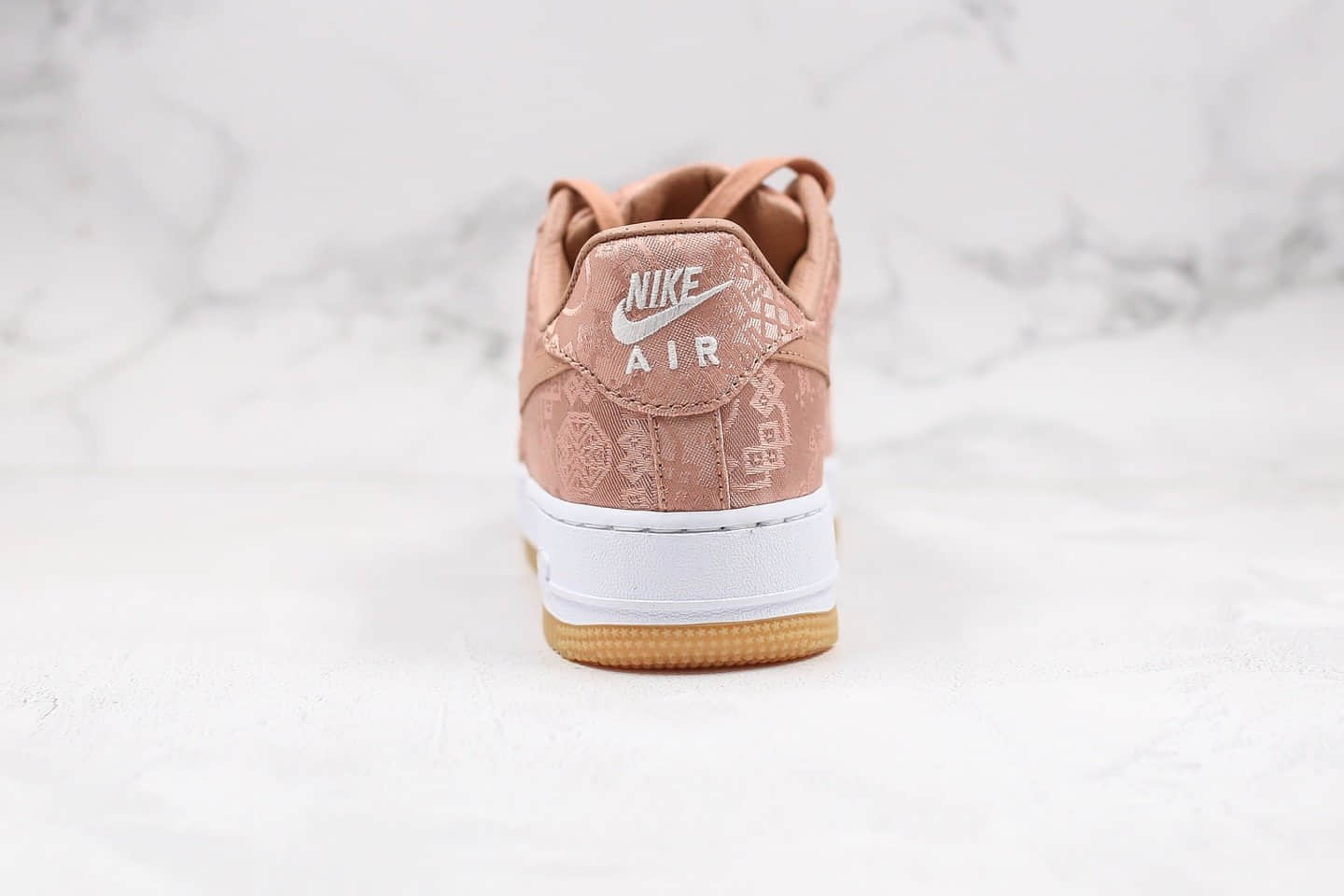耐克Nike Air Force 1 x Clot纯原版本低帮空军一号粉丝绸内置气垫鞋面可撕正确内层 货号:CJ5290-600