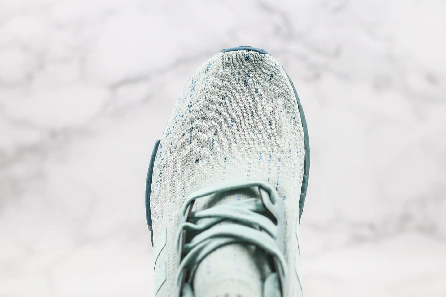 阿迪达斯adidas NMD R1 Primeknit Tactile Green纯原版本爆米花跑鞋NMD R1水晶蓝绿配色区别市面通货版本 货号:CG3601