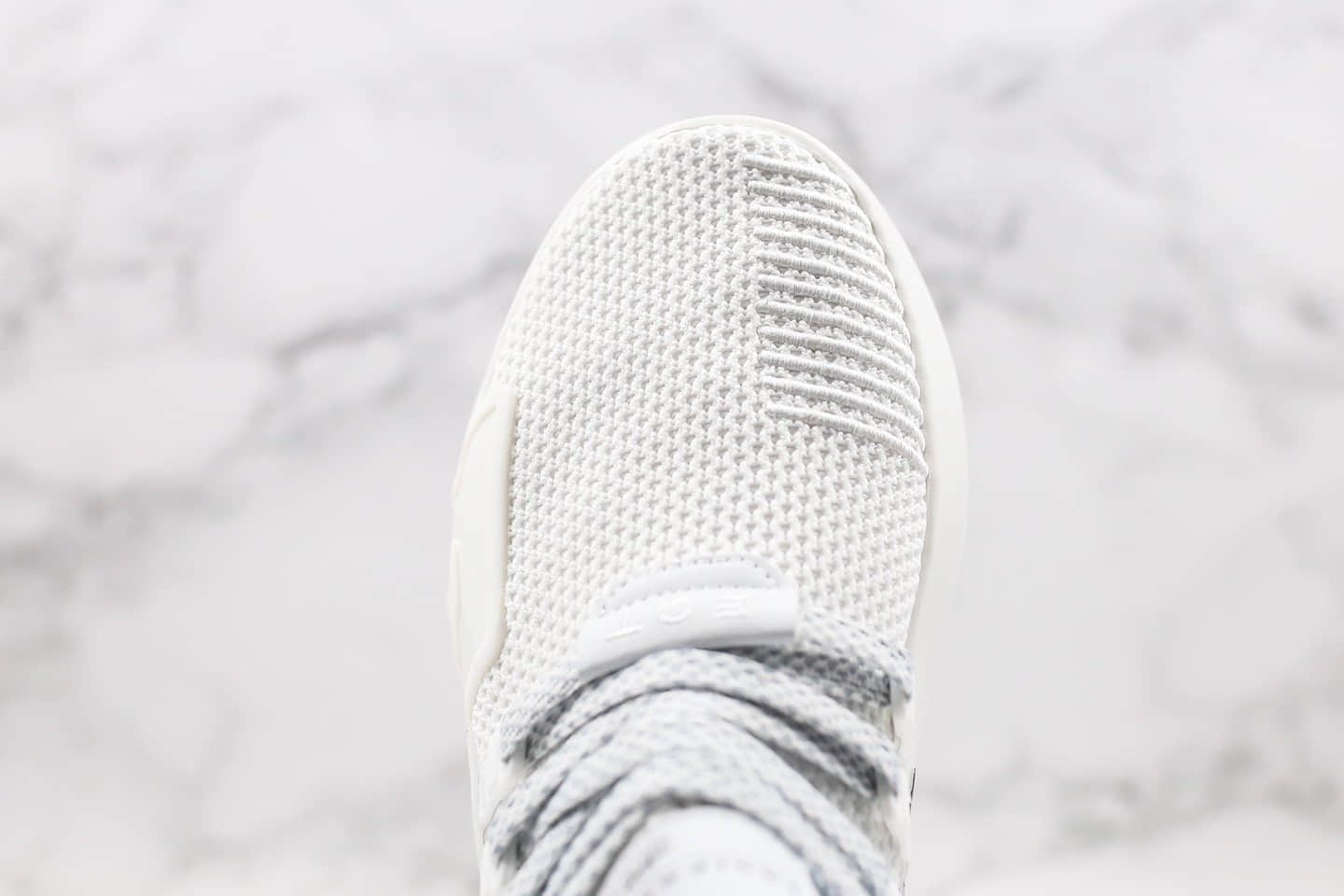 阿迪达斯Adidas EQT Basketball ADV公司级版本三叶草针织网面慢跑鞋白灰蓝色原档案数据开发 货号:EE5025