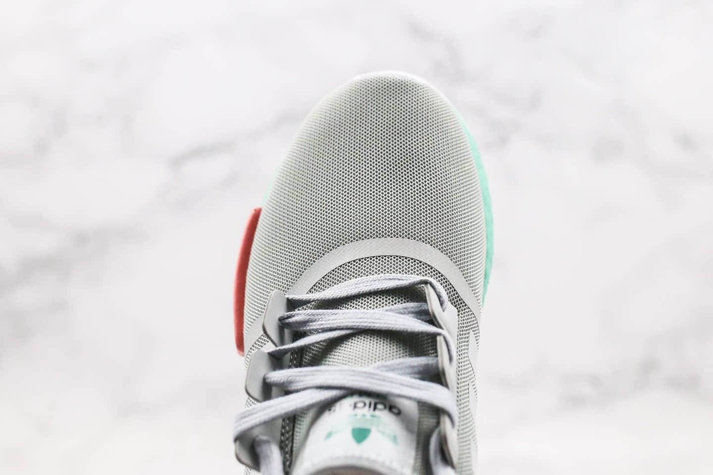 阿迪达斯adidas NMD R1纯原版本爆米花跑鞋灰绿色撞色原盒原标原档案数据开发 货号:FX4353