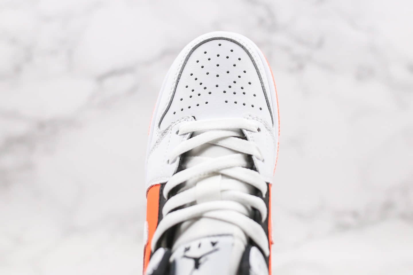 乔丹Air Jordan 1 Mid GS公司级版本中帮AJ1黄橙鸳鸯配色原盒原标原材料一比一打造 货号:554725-870