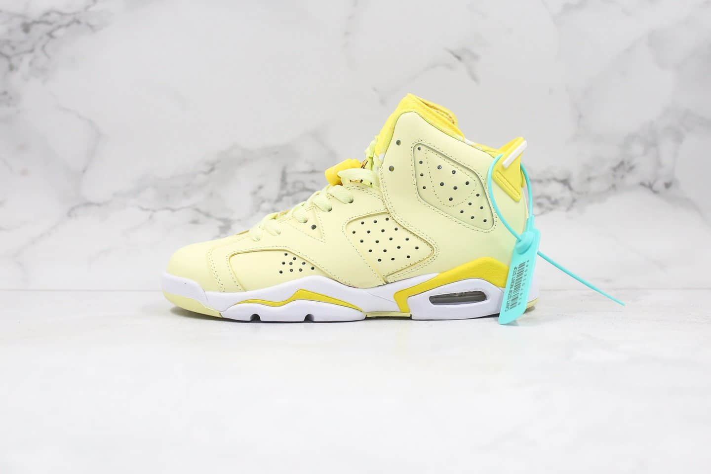 乔丹Air Jordan 6 GS Floral纯原版本花卉柠檬黄AJ6黄玫瑰区别市面通货版本首家实拍出货 货号:543390-800