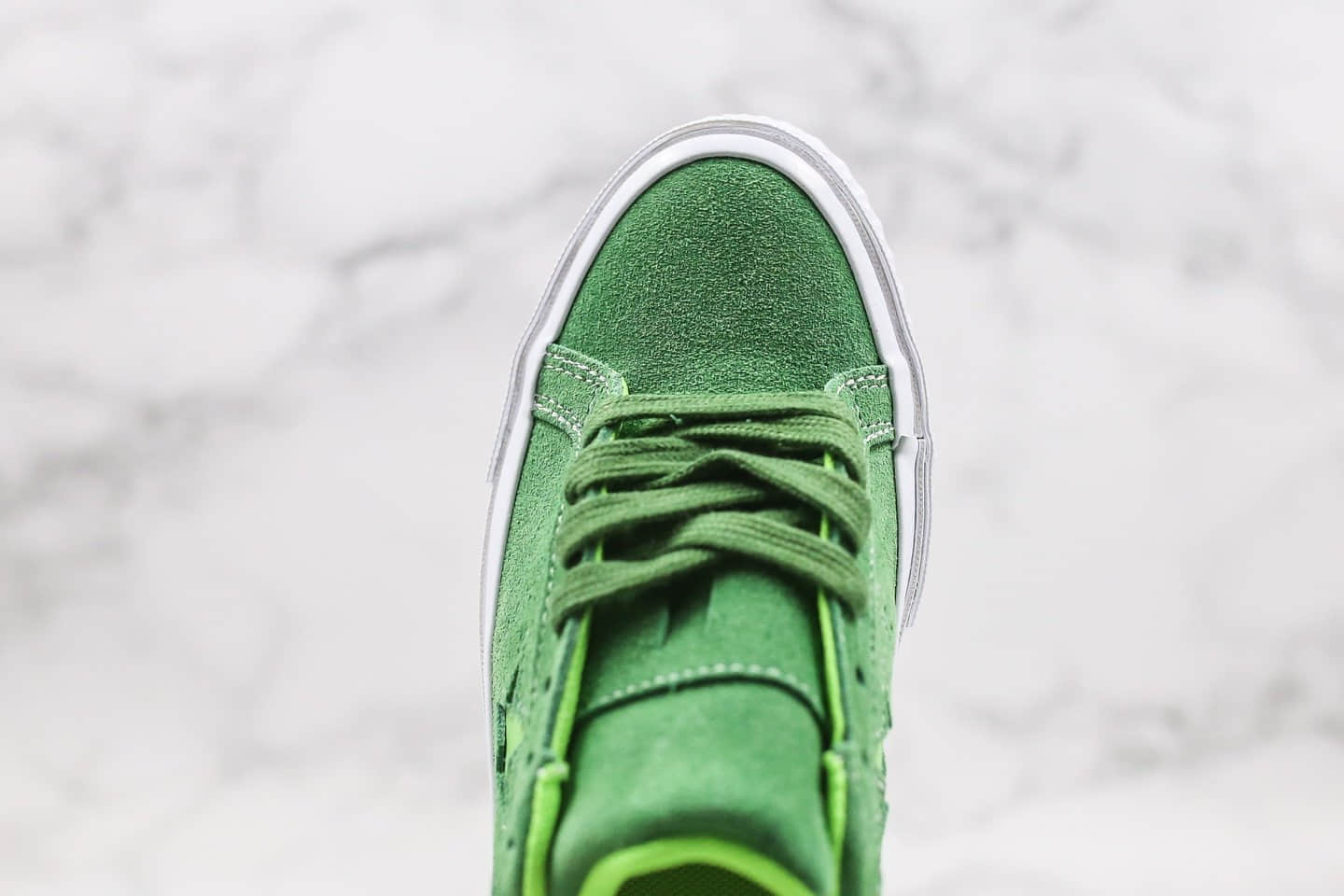 匡威Converse One Star Ox Pinstripe公司级版本木村一星系列苹果绿配色原厂硫化大底正确硅蓝PU软中底 货号:159816C