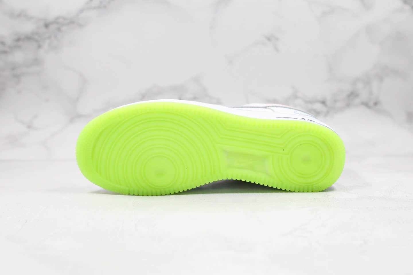 耐克Nike Air Force 1 L ow Outside The L ines纯原版本低帮空军一号皱皮小亡灵节白蓝绿色内置气垫原档案数据开发 货号:CV2421-100