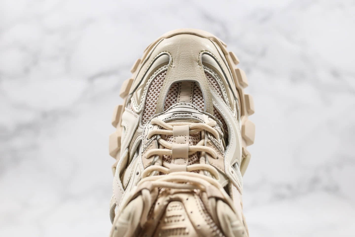 巴黎世家Balenciaga Track 4.0纯原版本米白色复古老爹鞋原厂数据开发原盒原标 货号:570391W2GN72009