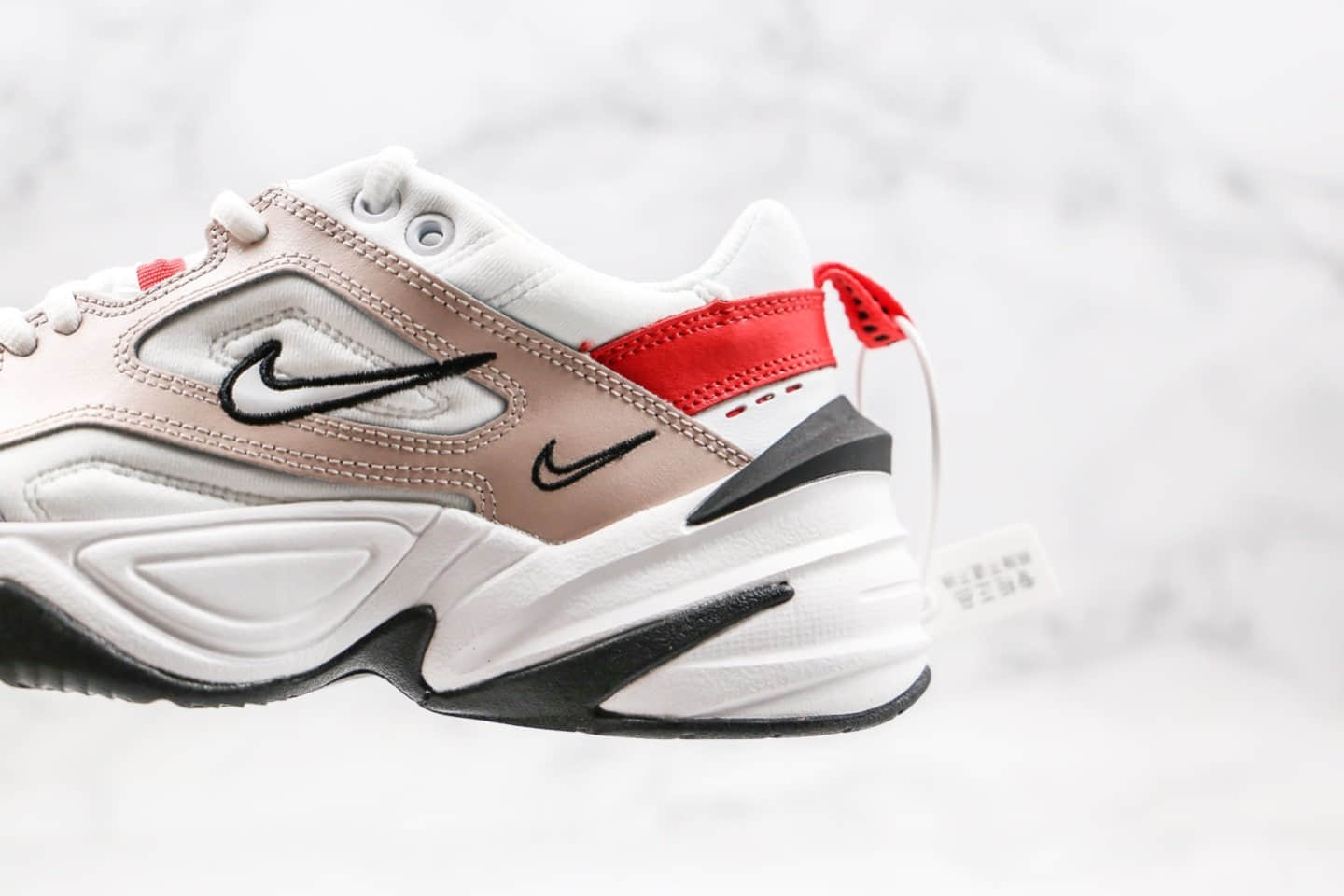 耐克Nike Air Monarch the M2K Tekno纯原版本复古老爹鞋M2K豆沙粉色原盒原标区别市面通货版本 货号:AO3108-205
