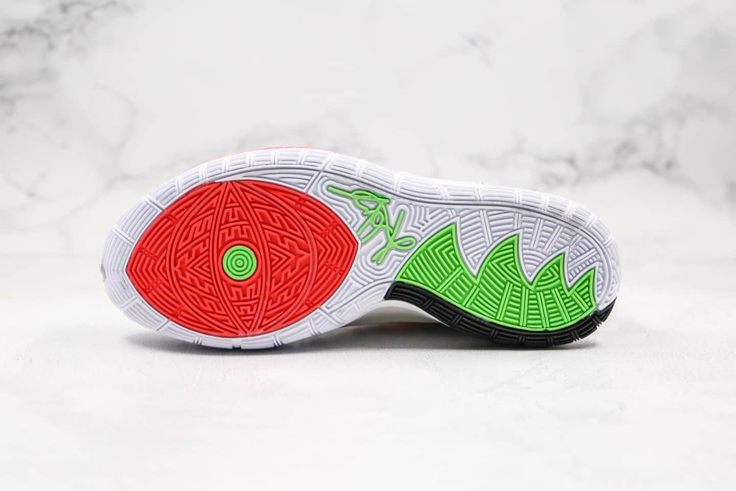 耐克Nike Kyrie 6 No Coming Back纯原版本欧文6代OW联名款白灰绿色内置气垫支持实战原档案数据开发 货号:BQ4631-005