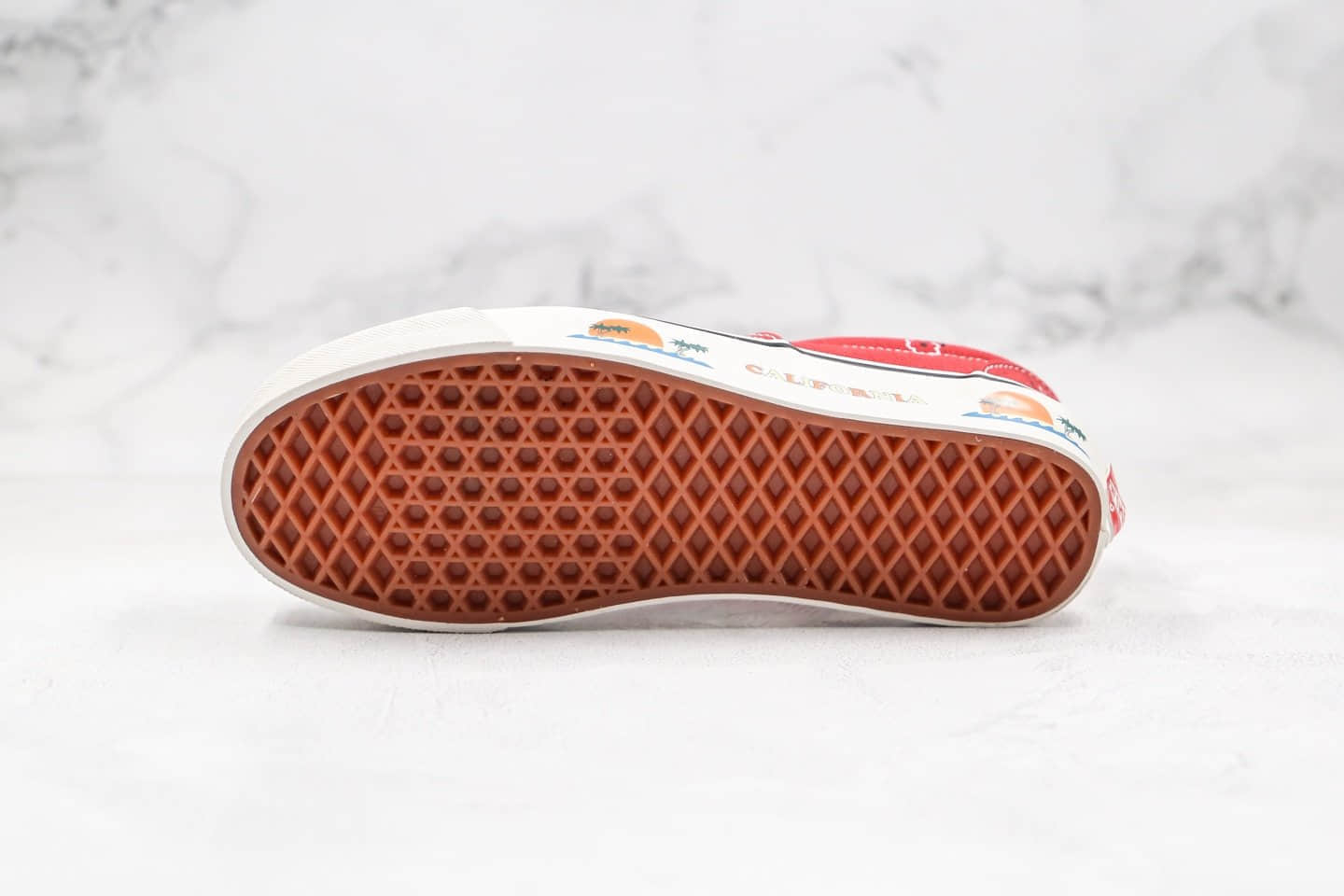 万斯Vans Vault Paisley公司级版本加利福利亚腰果花阳光沙滩红色原厂硫化大底原档案数据开发