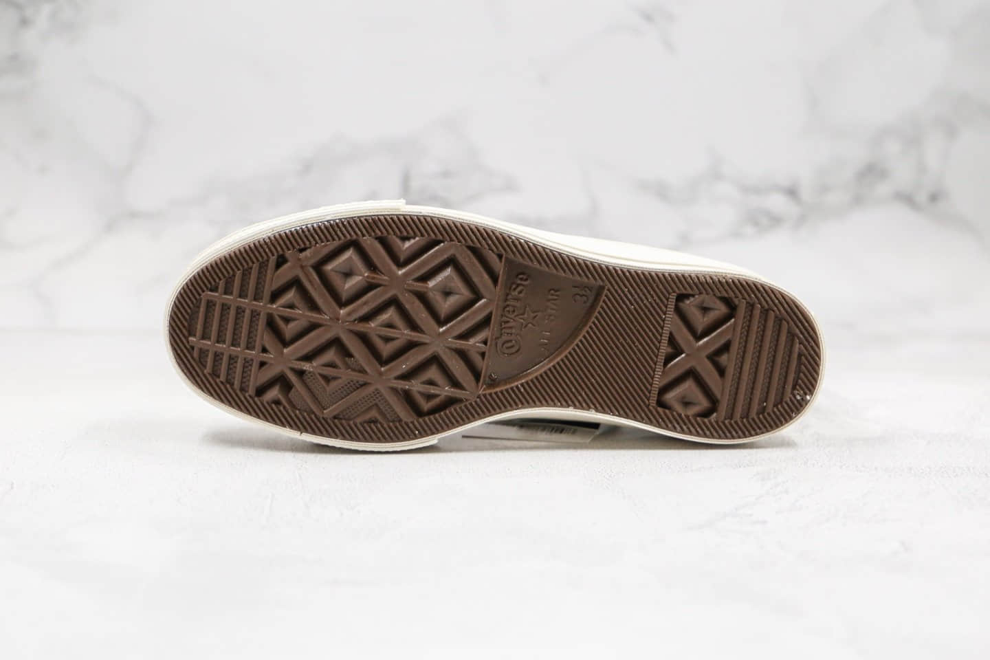 匡威Chuck Taylor All Star 70 Hi高帮帆布鞋笑脸米白配色原厂硫化大底