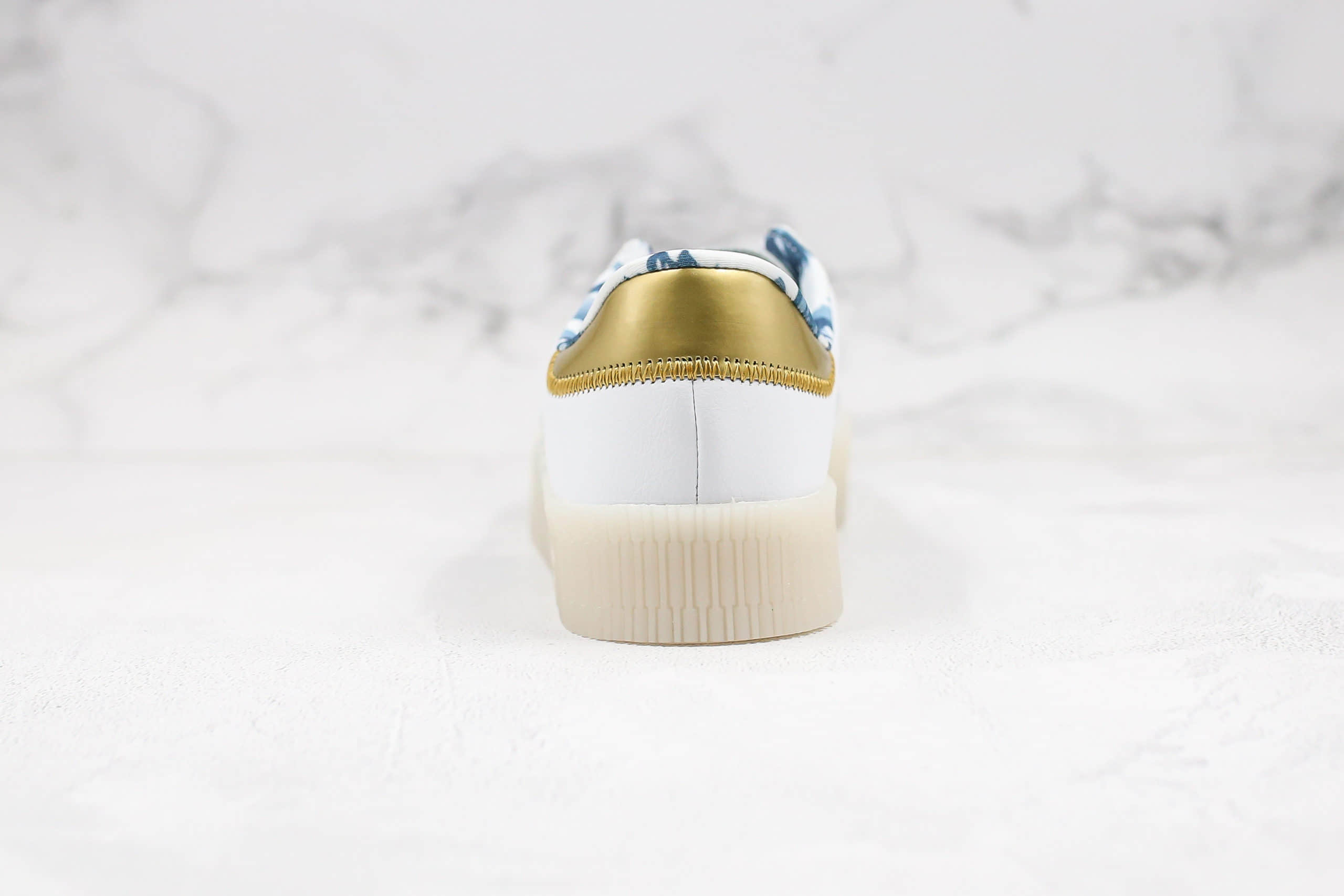 阿迪达斯Adidas Samba Rose W纯原版本三叶草杨幂同款厚底板鞋白金配色原档案数据开发原盒原标 货号:FW5345