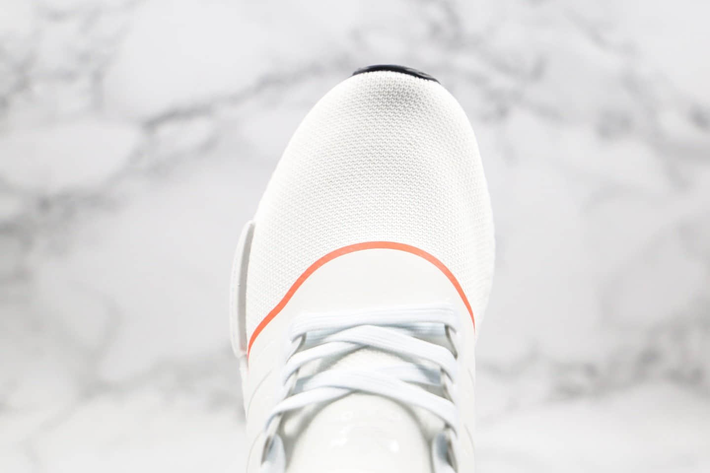 阿迪达斯adidas NMD R1纯原版本爆米花跑鞋NMD白灰橙色原盒原标原楦头纸板打造 货号:EE5086