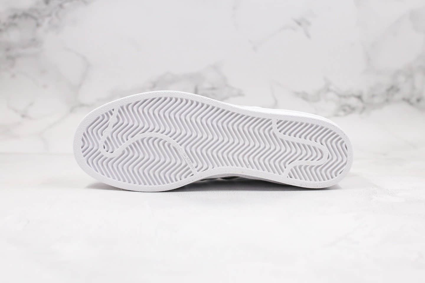 阿迪达斯Adidas Superstar纯原版本三叶草贝壳头城市限定武汉加油正确硅蓝软中底原盒原标原楦头纸板打造 货号:FW2856