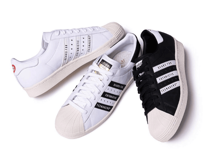 抢眼红心标志!Human Made x adidas Superstar即将登场!