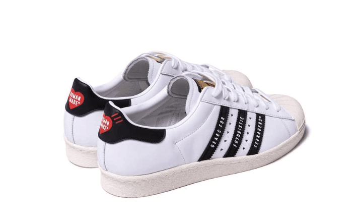 抢眼红心标志!Human Made x adidas Superstar即将登场!