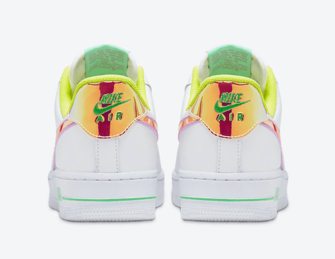 又一双复活节主题的AF1!镭射钩子吸睛度爆棚! 货号:CW5592-100