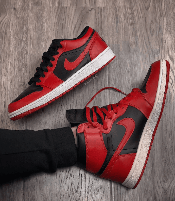 “反转黑红”AJ1有低帮版本了!更适合夏季上脚!