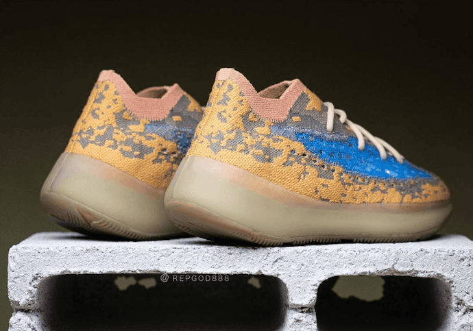 Yeezy Boost 380 “Blue Oat”释出最新实物图!还有满天星版本!