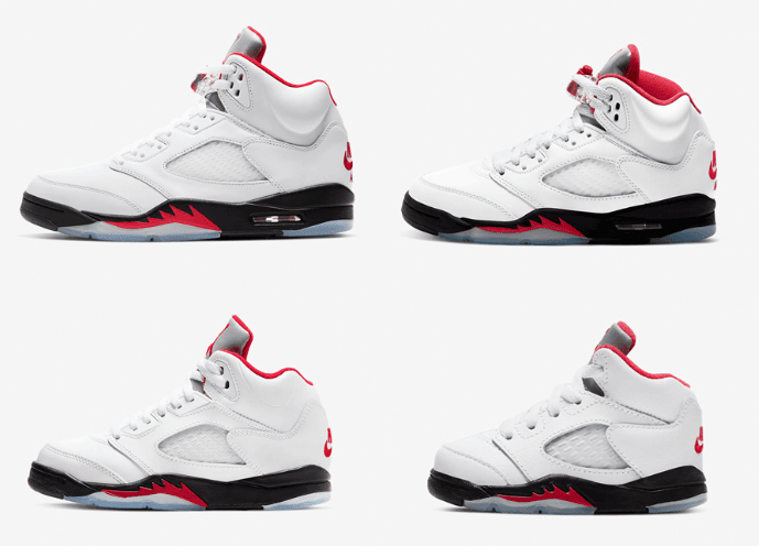 全家族尺码来袭!AJ5流川枫将于5月2日发售! 货号:DA1911-102