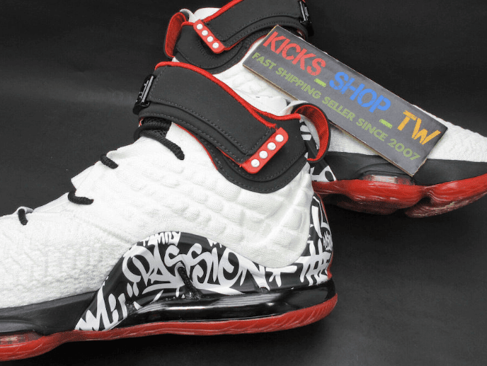 Nike LeBron 17 “Graffiti” 实物细节图曝光!完美致敬LeBron 4! 货号:CT6052-100