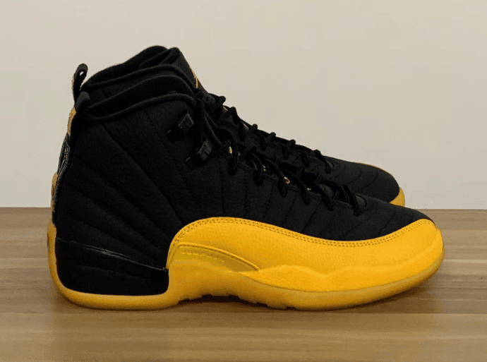 经典佩顿PE配色!黑黄AJ12最新实物图释出!7月18日发售! 货号:130690-070