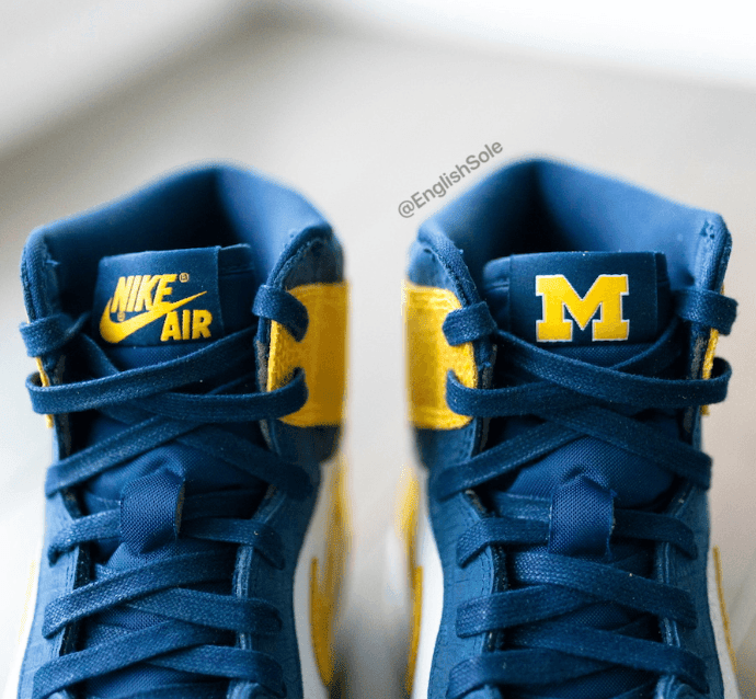 密歇根 Air Jordan 1 PE美照释出!设计规格极高!