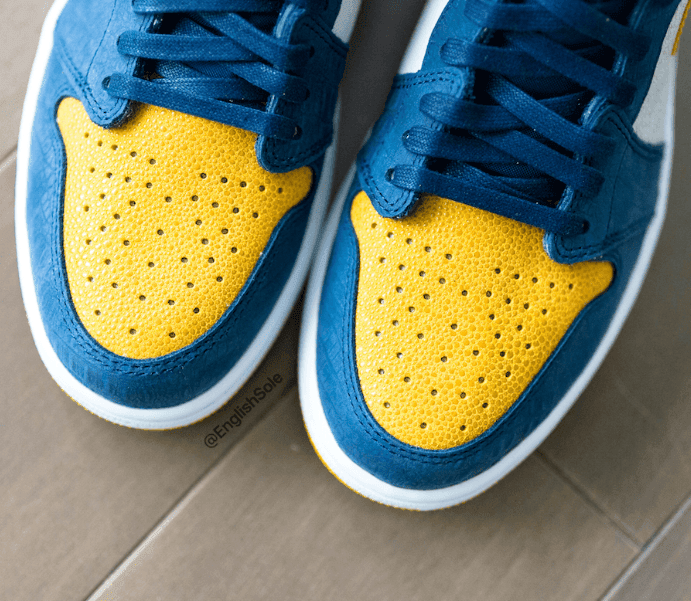 密歇根 Air Jordan 1 PE美照释出!设计规格极高!