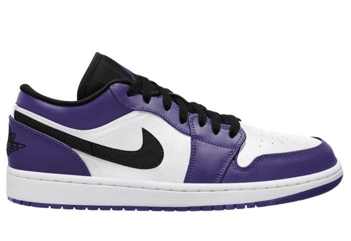 低帮版“紫加哥”!AJ1 Low “Court Purple”即将发售! 货号:553558-500