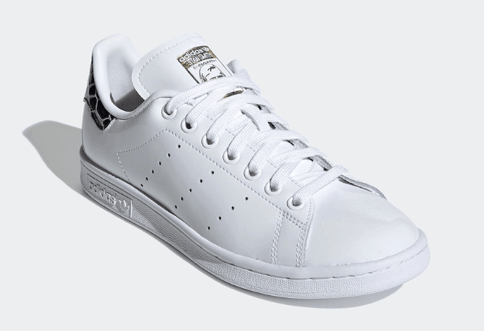 漆皮鞋身+狂野蛇纹!全新adidas Stan Smith现已发售! 货号:FV3422