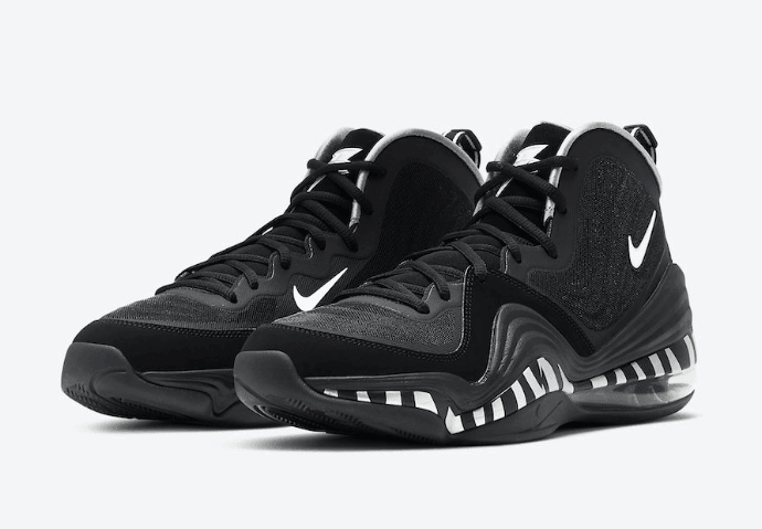 经典黑白配!哈达威战靴Nike Air Penny 5新配色现已发售! 货号:CZ8782-001