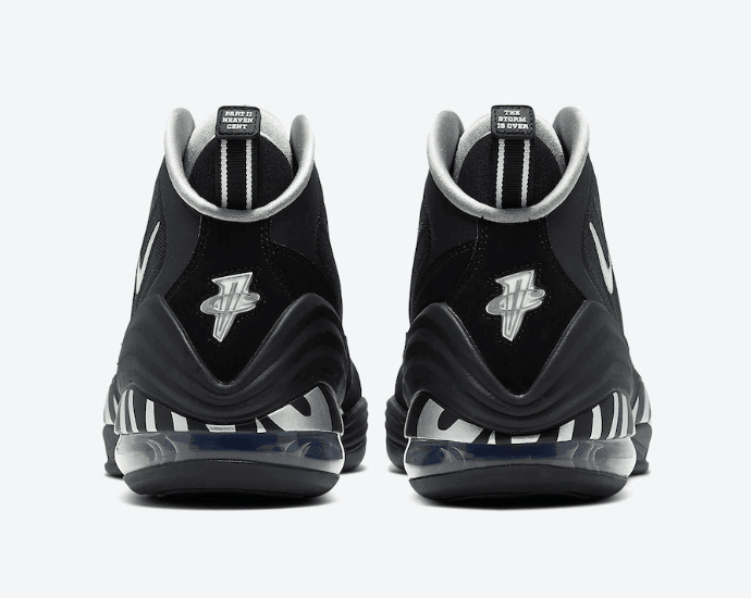经典黑白配!哈达威战靴Nike Air Penny 5新配色现已发售! 货号:CZ8782-001