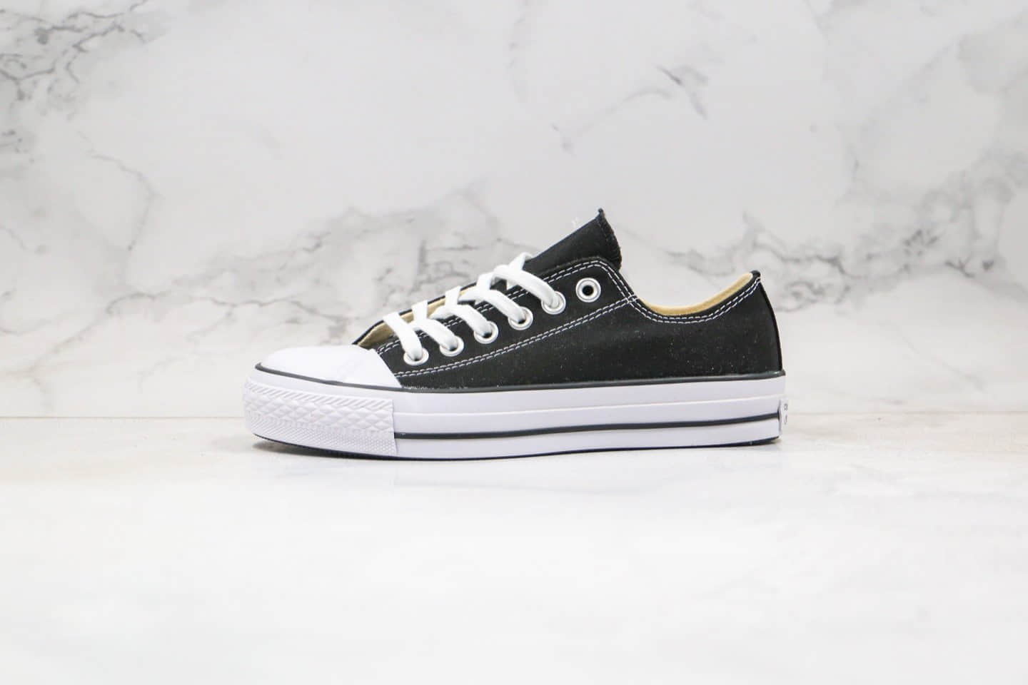 匡威CONVERSE ALL STAR 100 COLOR公司级版本山本耀司女儿联名款歪头斜角黑色原盒原标 货号:LCE3590101