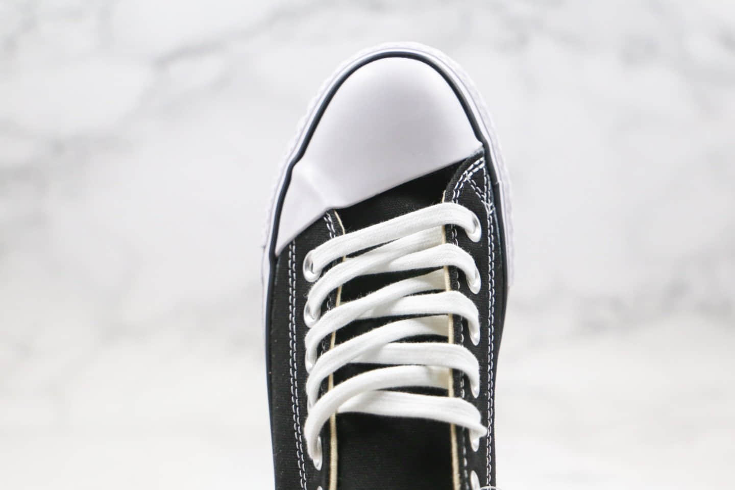 匡威CONVERSE ALL STAR 100 COLOR公司级版本山本耀司女儿联名款歪头斜角黑色原盒原标 货号:LCE3590101