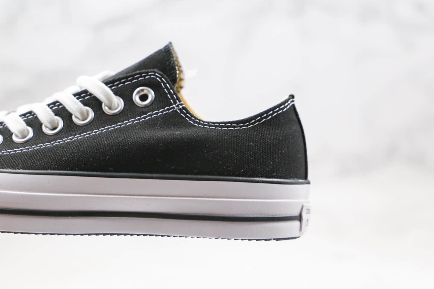 匡威CONVERSE ALL STAR 100 COLOR公司级版本山本耀司女儿联名款歪头斜角黑色原盒原标 货号:LCE3590101