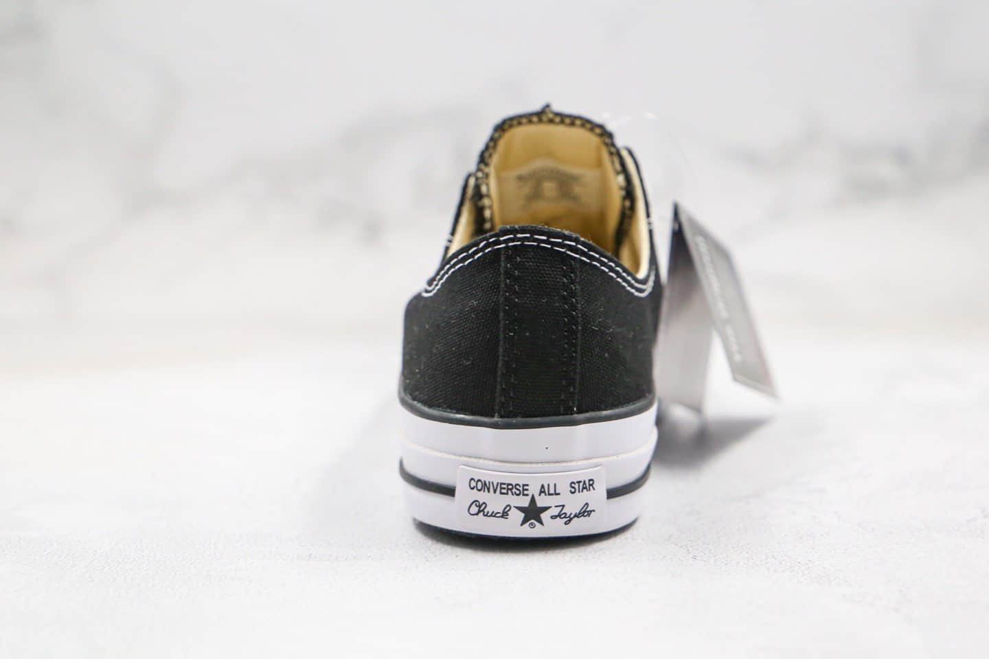 匡威CONVERSE ALL STAR 100 COLOR公司级版本山本耀司女儿联名款歪头斜角黑色原盒原标 货号:LCE3590101