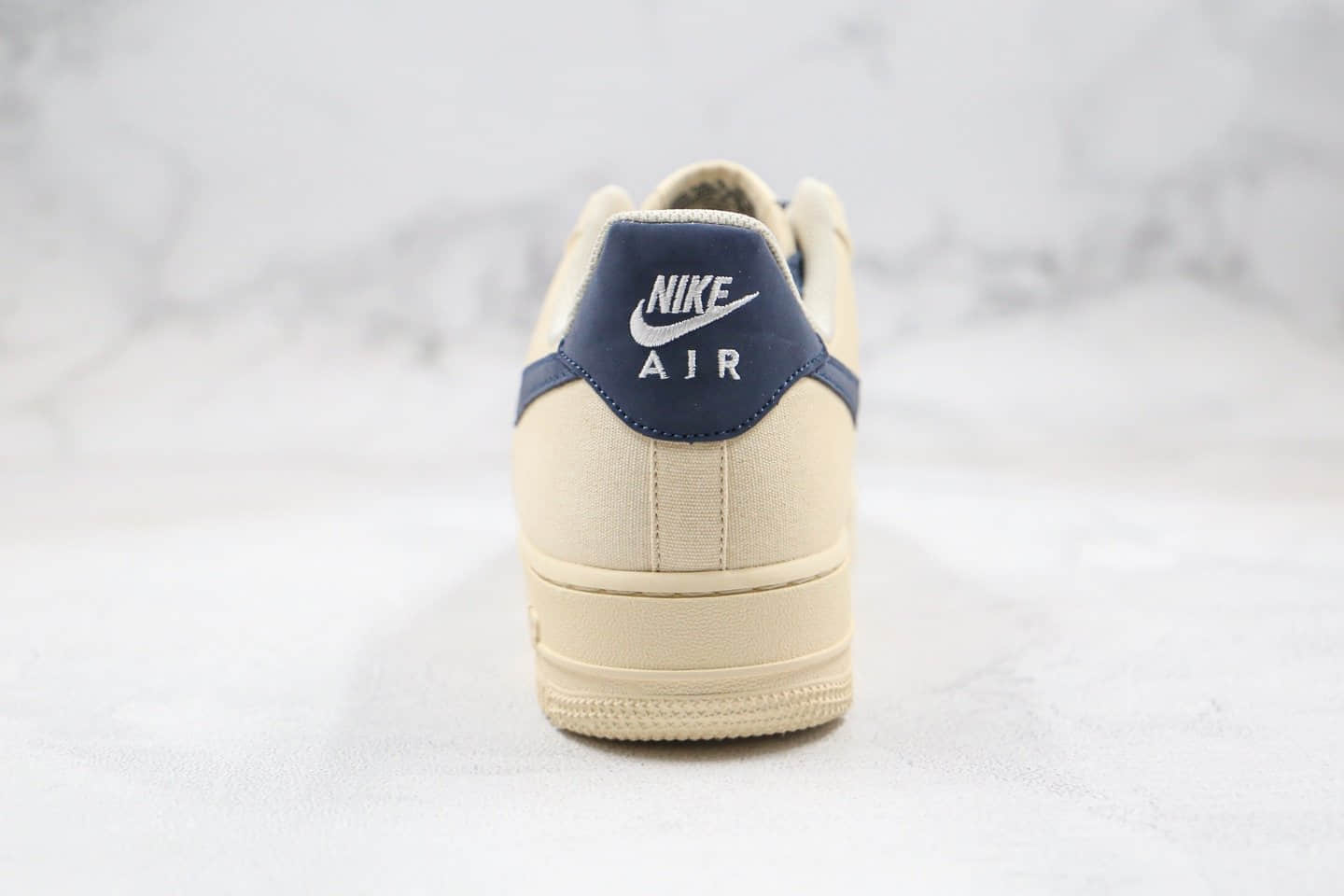 耐克Nike Air Force 1 Low '07纯原版本低帮空军一号米白蓝色3M反光满天星帆布板鞋原楦头纸板打造正确原装灰盒 货号:315122-109