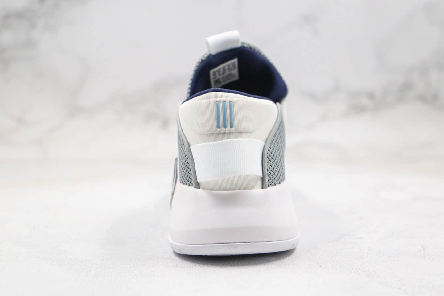 阿迪达斯Adidas neo PLAY9TIS 2.0纯原版本三条纹NEO高帮板鞋灰白蓝色原盒原标原档案数据开发 货号:EF0636