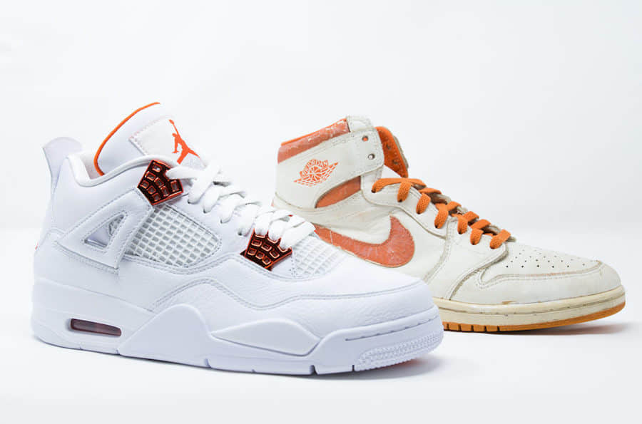 致敬经典!AJ4 Metallic Pack设计灵感曝光!