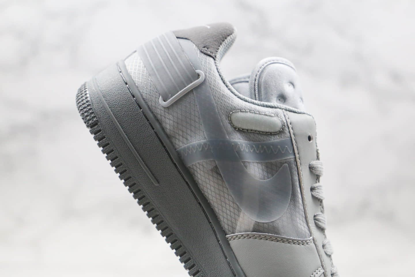 耐克Nike Air Force 1 Type 'N.354纯原版本低帮空军一号灰色解构机能鞋原盒原标原楦头纸板打造 货号:CT2584-001