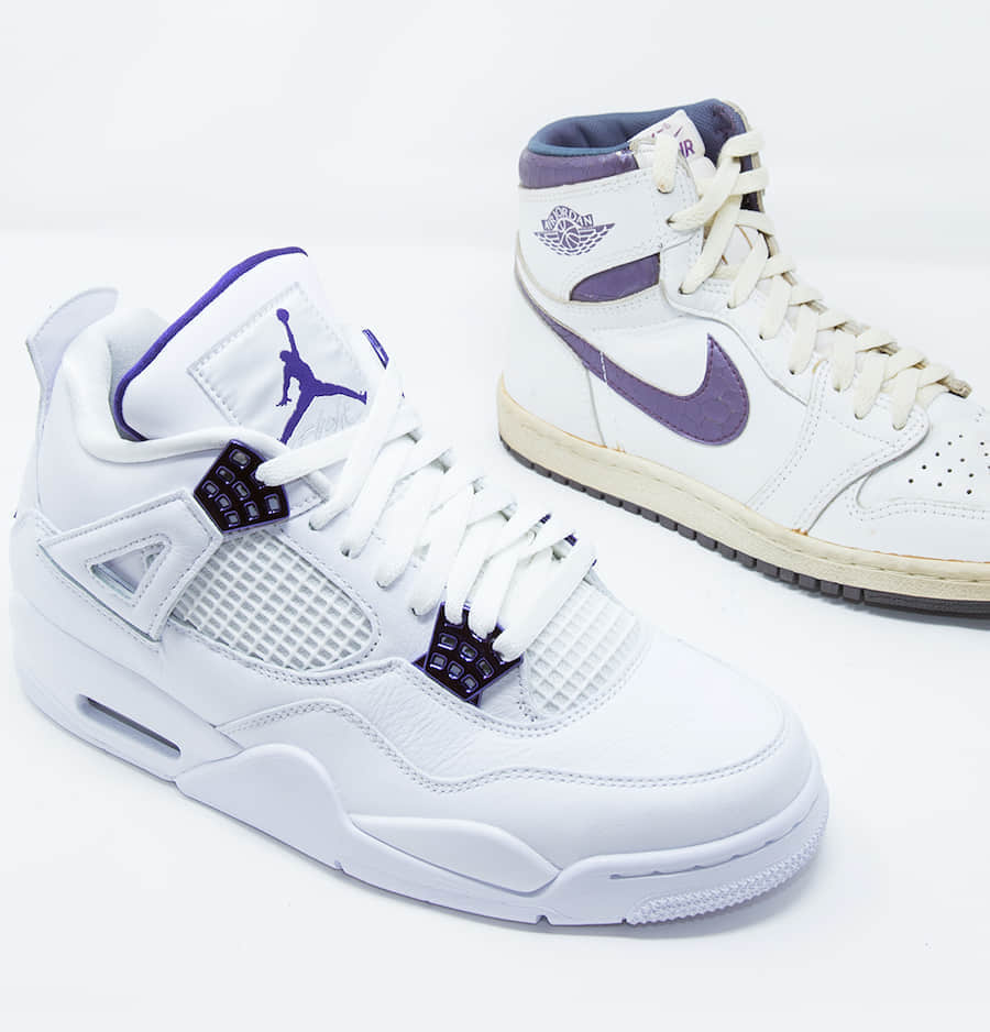 致敬经典!AJ4 Metallic Pack设计灵感曝光!