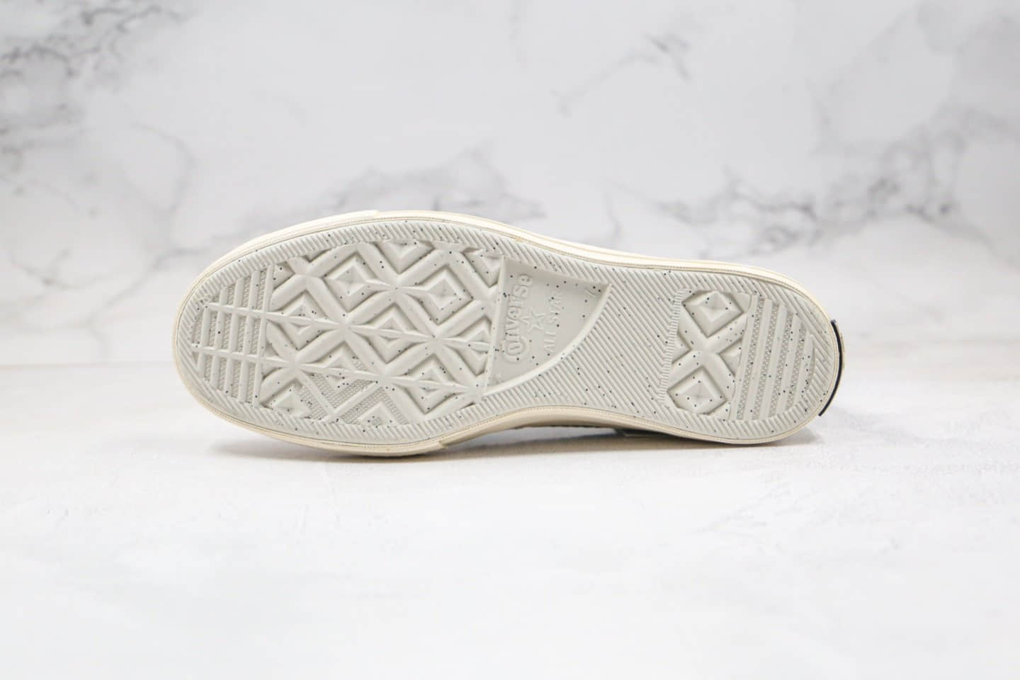 匡威CONVERSE CHUCK TAYLORALL STAR 1970S SNLRENEW Hi公司级版本高帮帆布鞋环保针织灰色毛线配色正确双围条硫化蓝底 货号:166702C