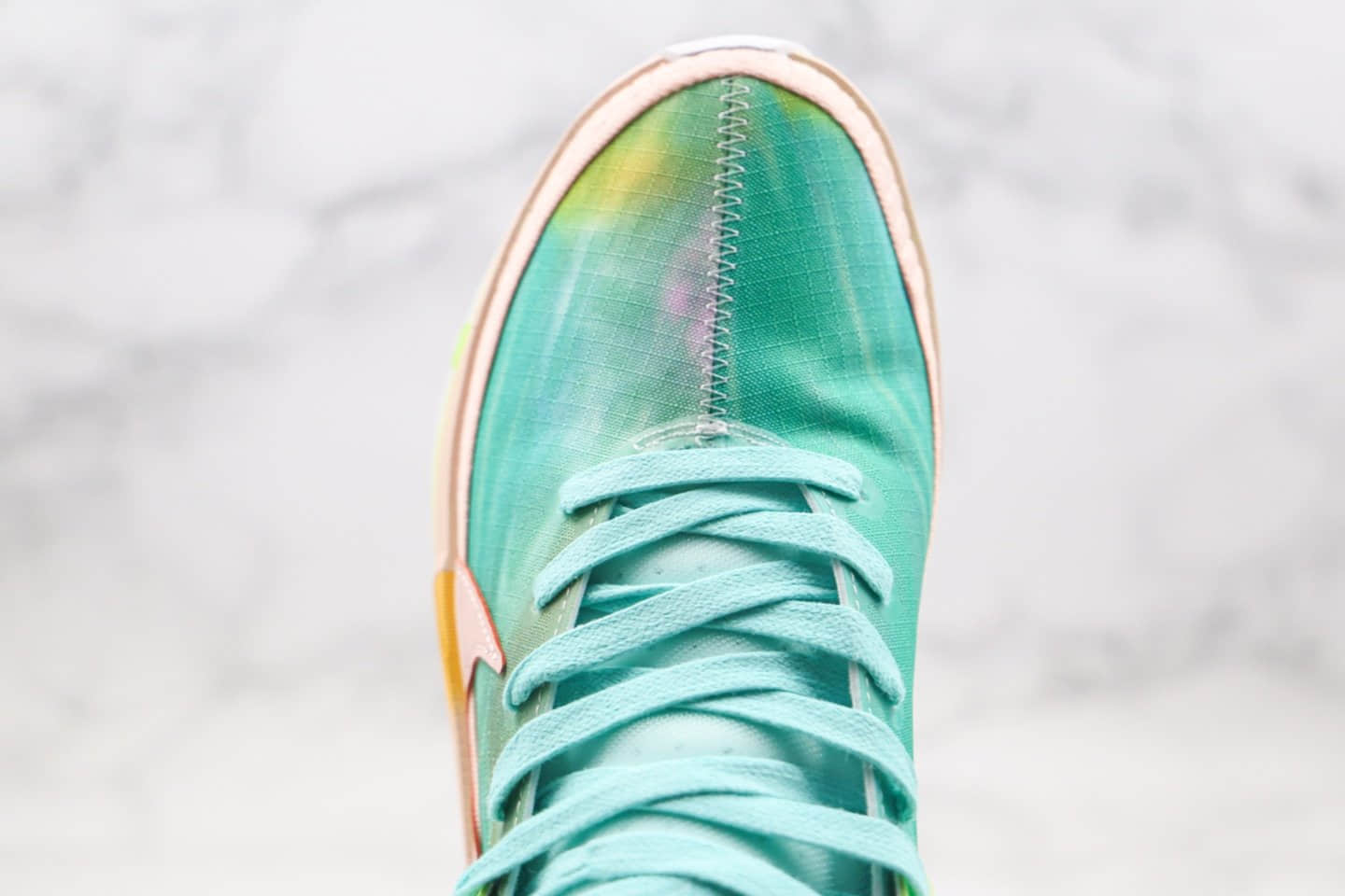 耐克Nike KD 13 Chill纯原版本杜兰特13代篮球鞋渐变绿粉色田园风扎染糖果色内置气垫支持实战 货号:CI9948-602