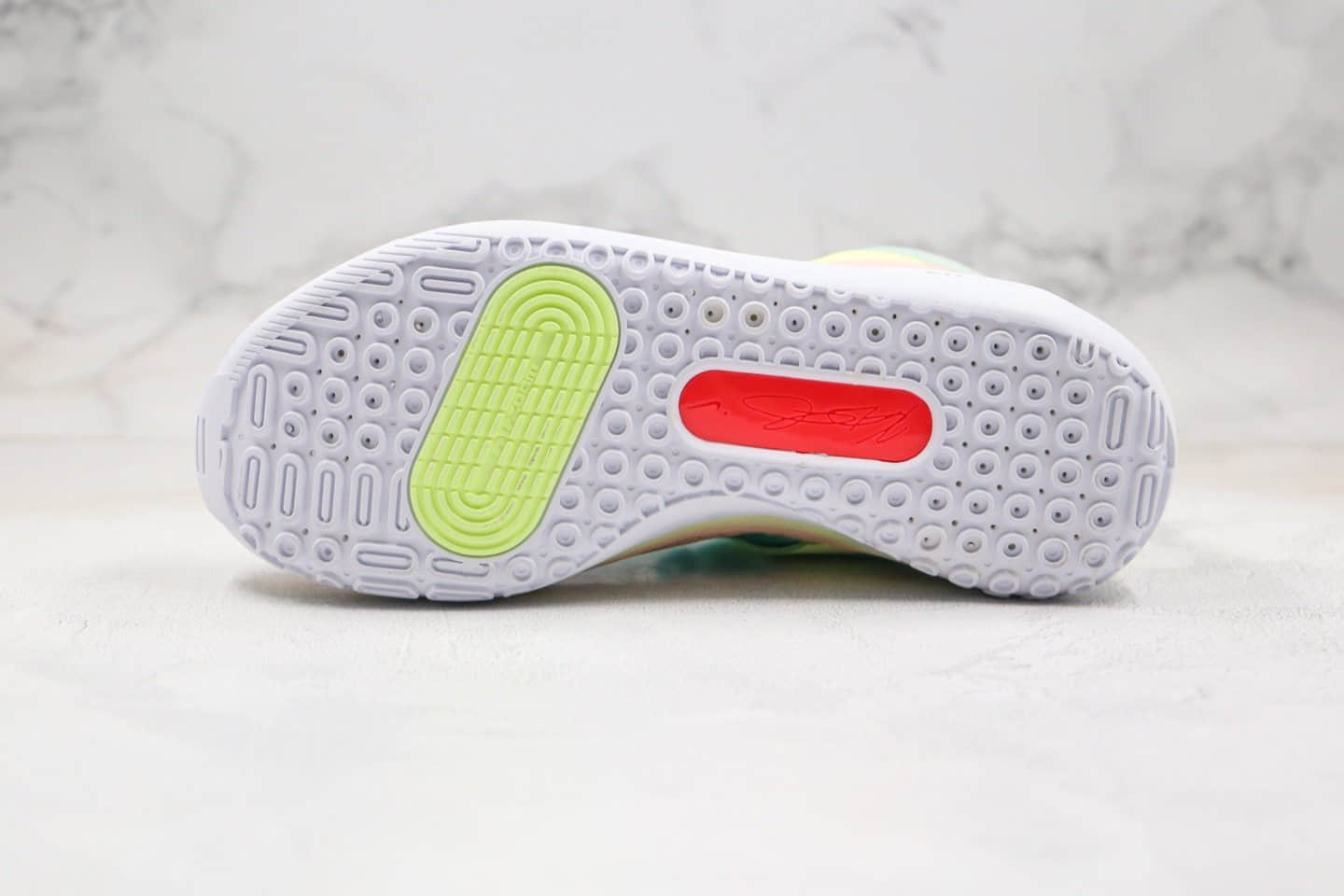 耐克Nike KD 13 Chill纯原版本杜兰特13代篮球鞋渐变绿粉色田园风扎染糖果色内置气垫支持实战 货号:CI9948-602