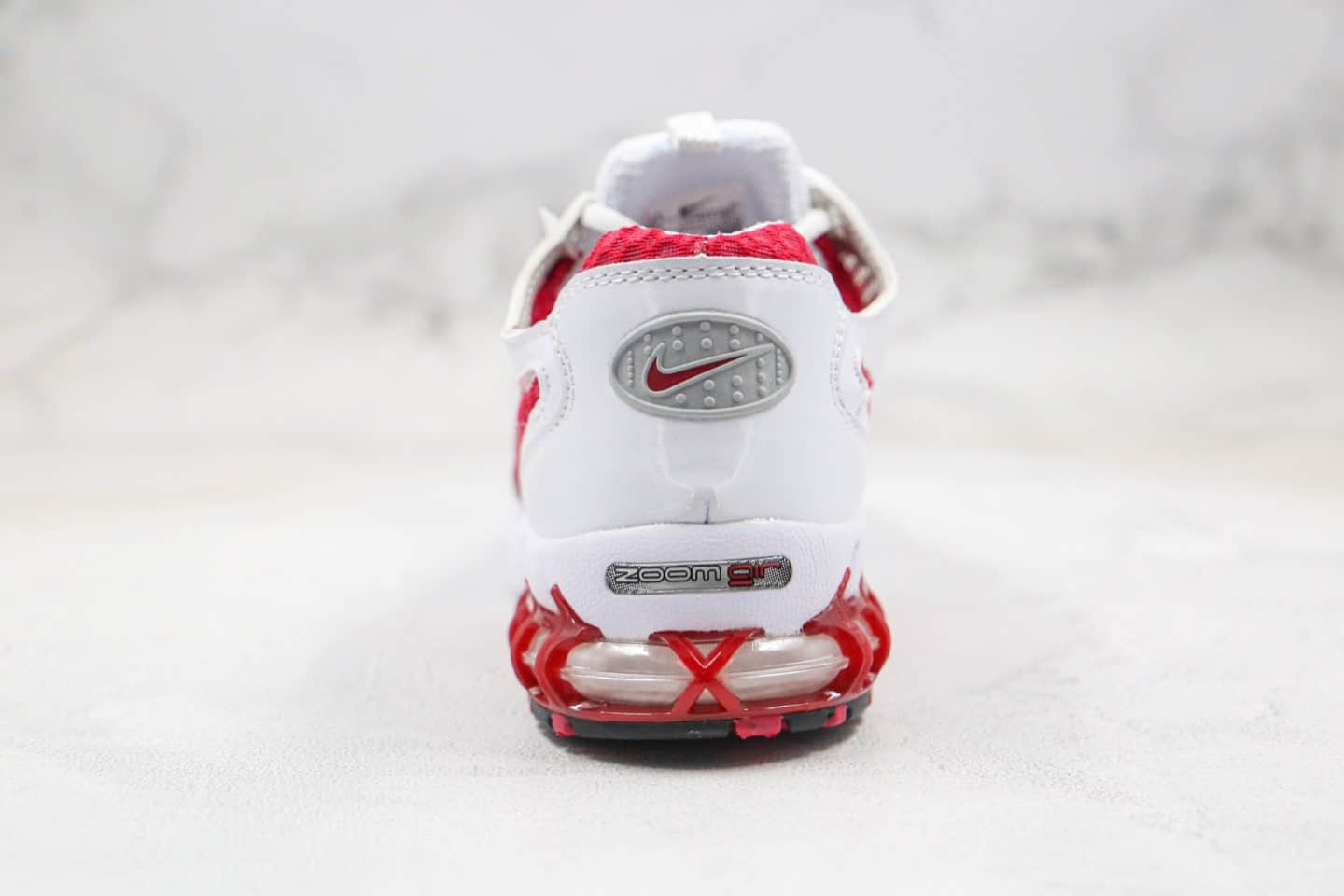 耐克Stussy x Nike Air Zoom Spiridon Cage 2纯原版本斯图西联名白红色原楦原纸版开发区别市面先行版本 货号:CD3613-600