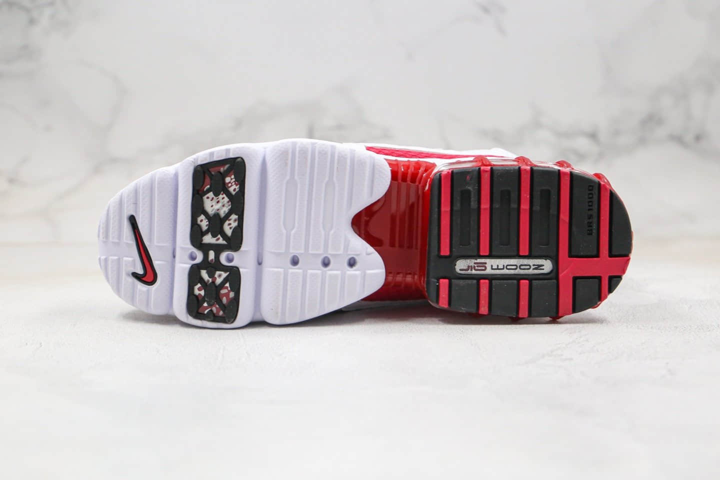 耐克Stussy x Nike Air Zoom Spiridon Cage 2纯原版本斯图西联名白红色原楦原纸版开发区别市面先行版本 货号:CD3613-600