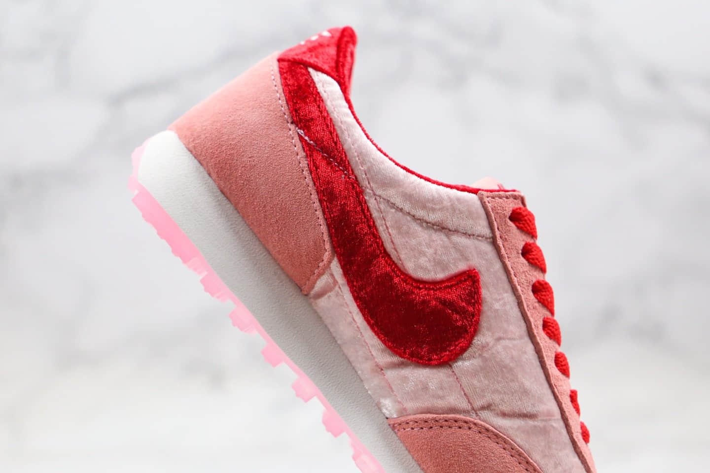 耐克Nike Wmns Air Daybreak x Strangelove纯原版本华夫破晓系列丝绒料慢跑鞋原盒原标原楦头纸板打造 货号:BV7725-800