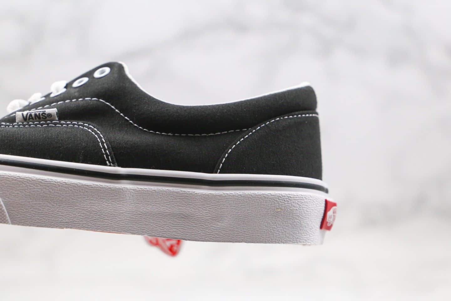 万斯Vans ERA公司级版本低帮黑白经典款帆布鞋原盒原标内置钢印