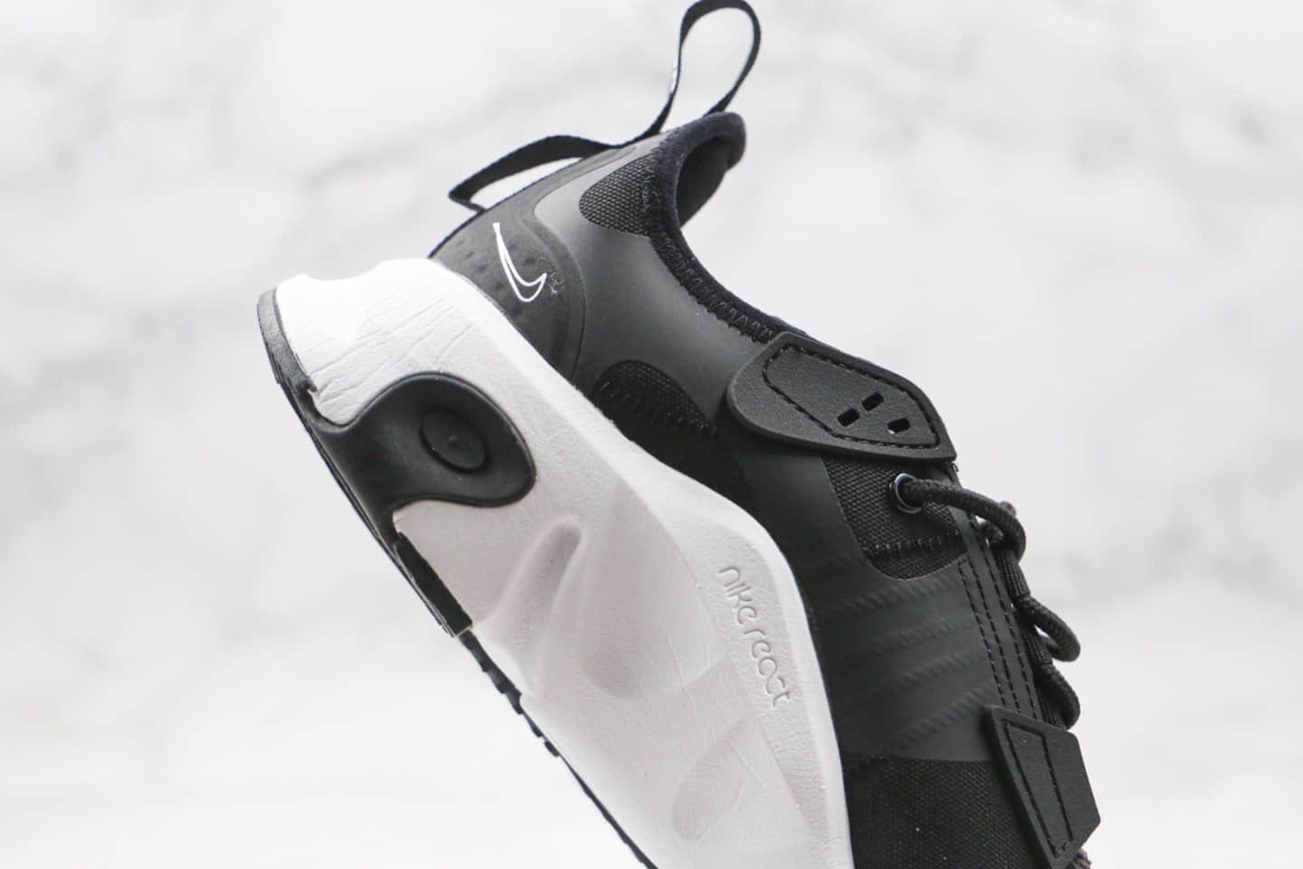 耐克Nike React-Type GTX N.354纯原版本瑞亚机能跑步鞋黑白色正确鞋面防水材质 货号:BQ4737-008