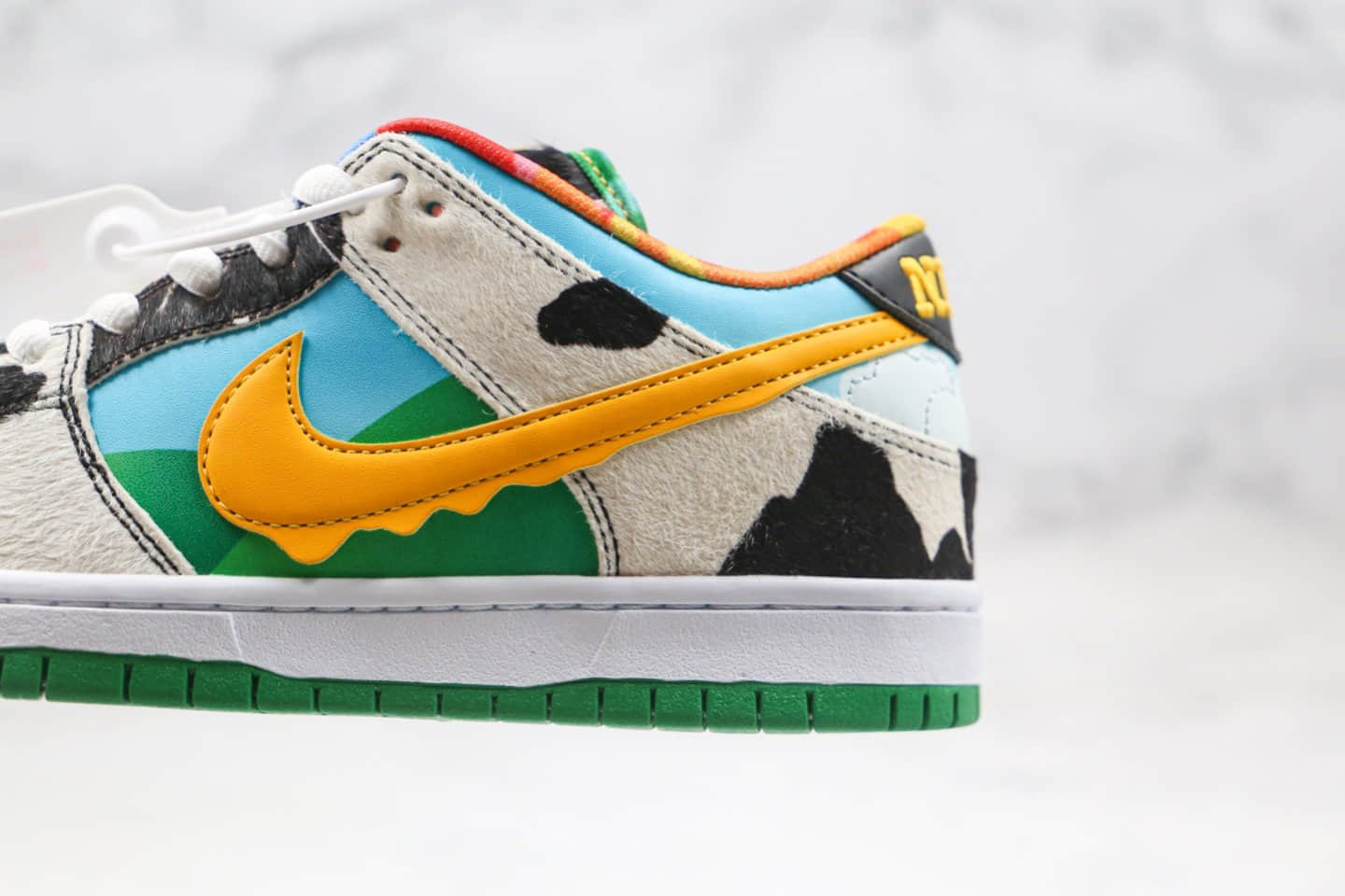 耐克Nike SB Dunk Low Pro QS x Ben & Jerry纯原版本联名款SB板鞋牛奶冰淇淋配色原楦头纸板打造 货号:CU3244-100