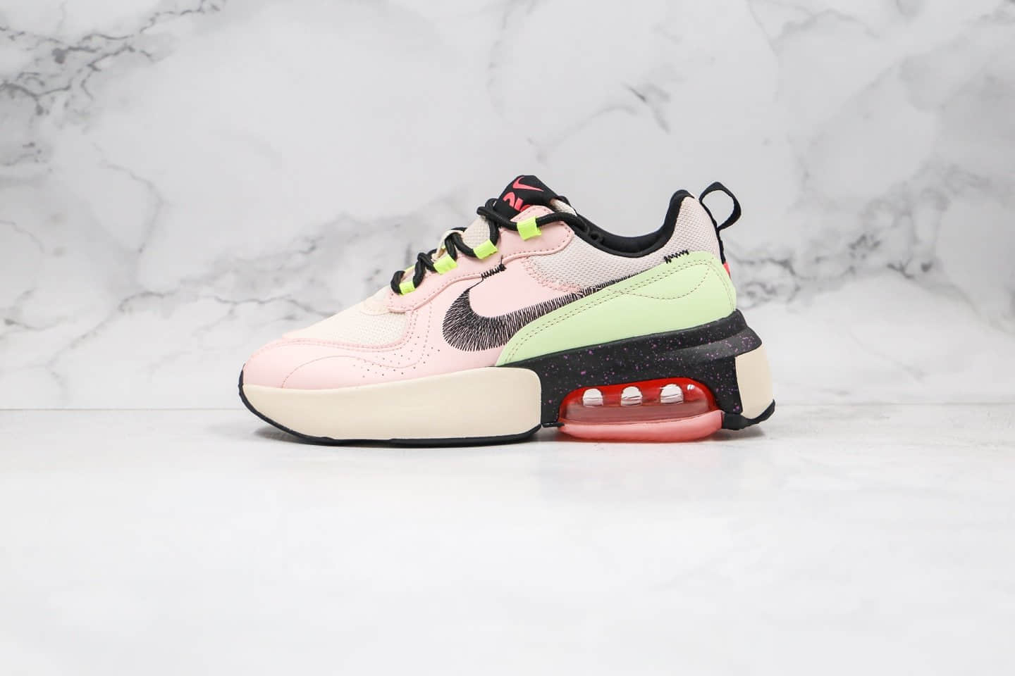 耐克NIKE AIR MAX VERONA纯原版本邓紫棋同款半掌气垫粉绿色原盒原标 货号:CK7200-800