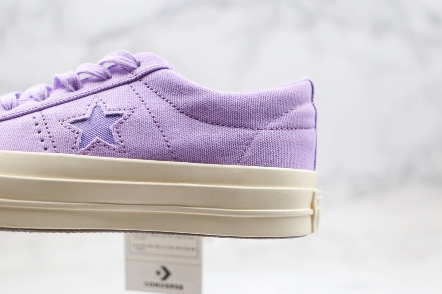 匡威Converse One Star公司级版本低帮木村一星香芋紫配色原厂硫化大底原盒原标 货号:564150C
